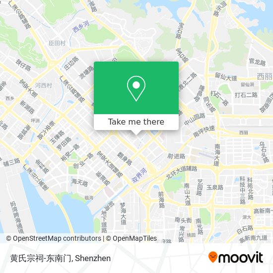黄氏宗祠-东南门 map