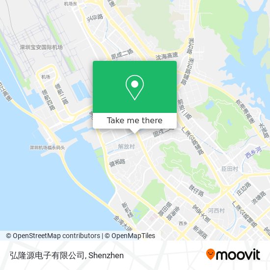 弘隆源电子有限公司 map