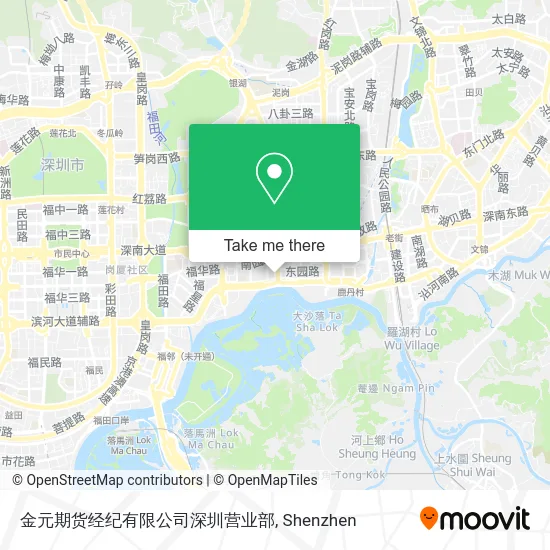 金元期货经纪有限公司深圳营业部 map