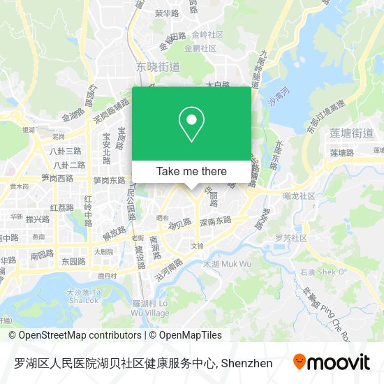 罗湖区人民医院湖贝社区健康服务中心 map