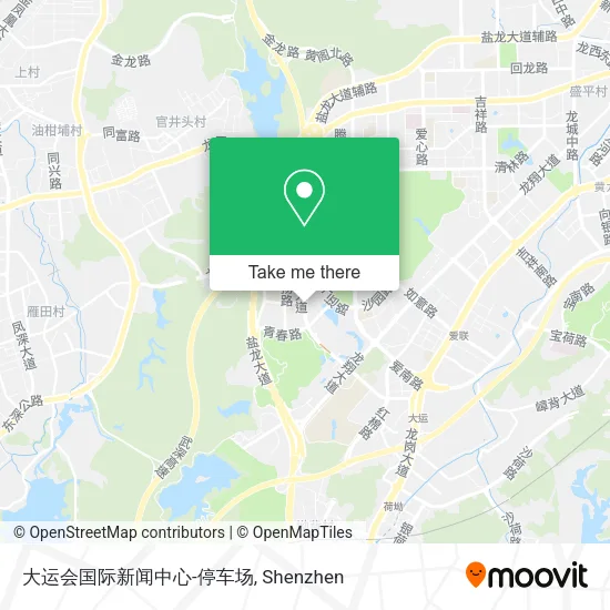 大运会国际新闻中心-停车场 map