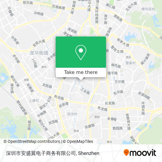 深圳市安盛翼电子商务有限公司 map
