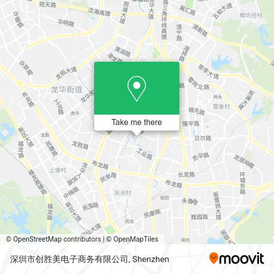 深圳市创胜美电子商务有限公司 map