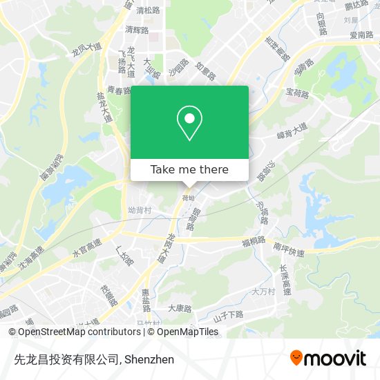 先龙昌投资有限公司 map