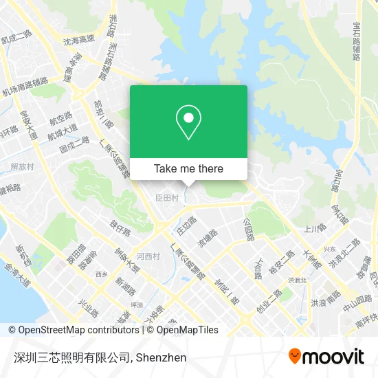 深圳三芯照明有限公司 map