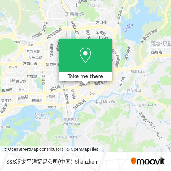 S&S泛太平洋贸易公司(中国) map