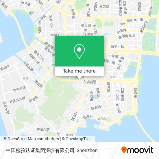 中国检验认证集团深圳有限公司 map
