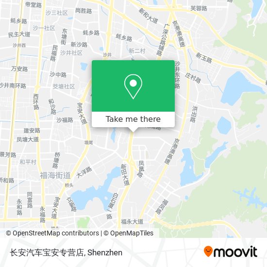 长安汽车宝安专营店 map