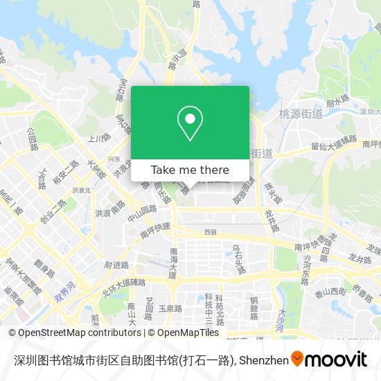 深圳图书馆城市街区自助图书馆(打石一路) map