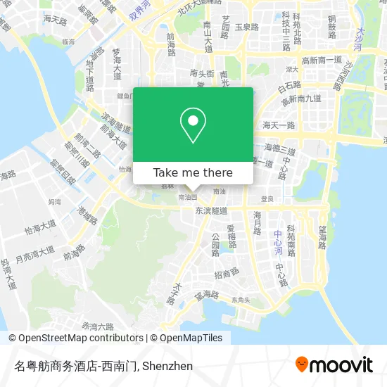 名粤舫商务酒店-西南门 map