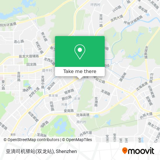亚滴司机驿站(双龙站) map