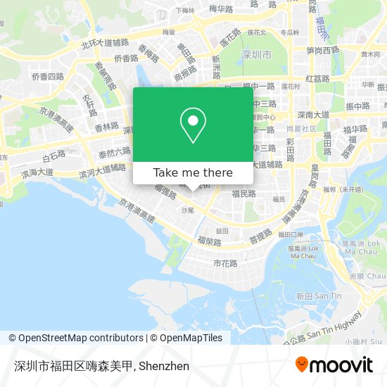 深圳市福田区嗨森美甲 map