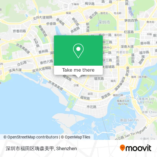 深圳市福田区嗨森美甲 map