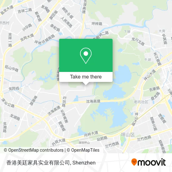 香港美廷家具实业有限公司 map