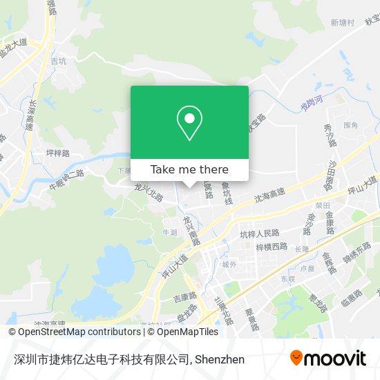 深圳市捷炜亿达电子科技有限公司 map