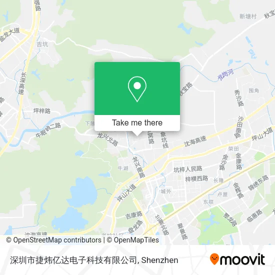 深圳市捷炜亿达电子科技有限公司 map