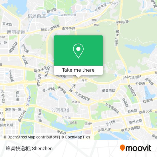 蜂巢快递柜 map