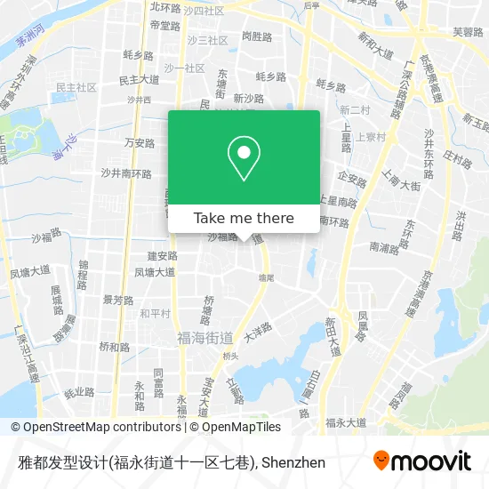 雅都发型设计(福永街道十一区七巷) map