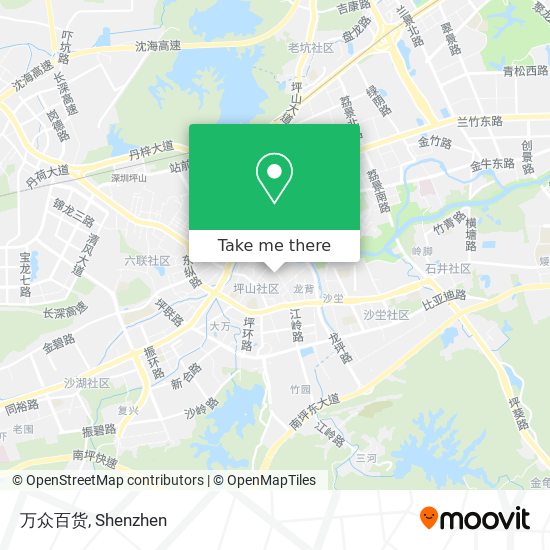 万众百货 map