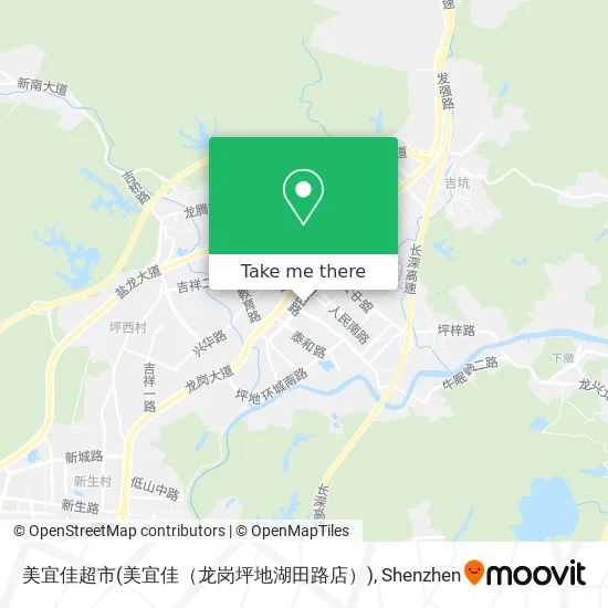 美宜佳超市(美宜佳（龙岗坪地湖田路店）) map