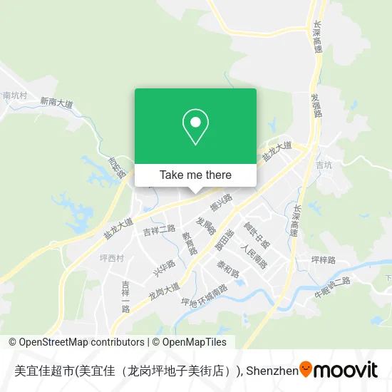 美宜佳超市(美宜佳（龙岗坪地子美街店）) map