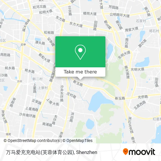 万马爱充充电站(芙蓉体育公园) map
