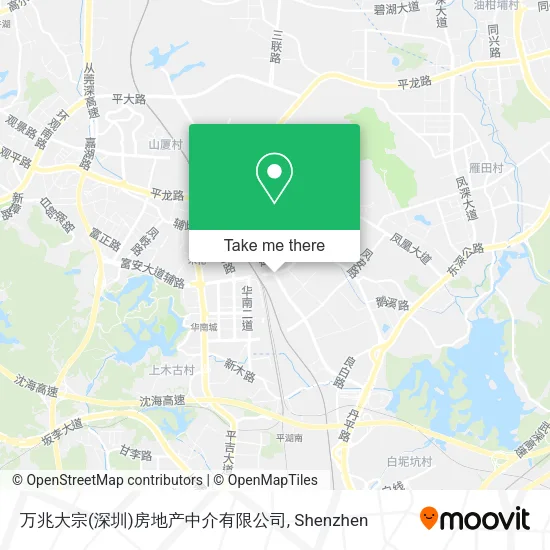 万兆大宗(深圳)房地产中介有限公司 map