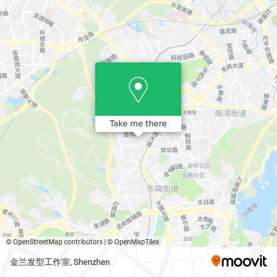 金兰发型工作室 map