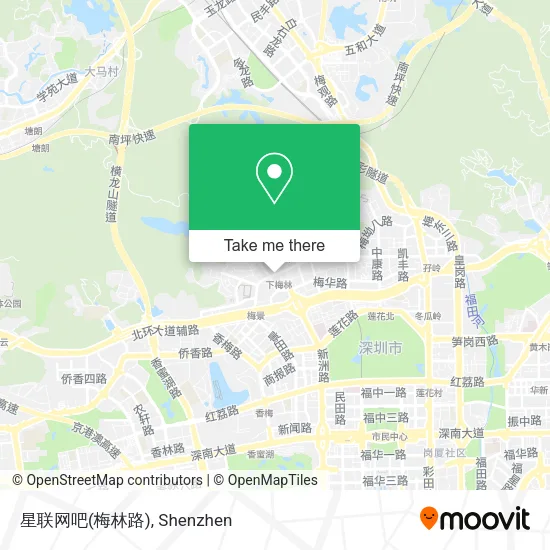 星联网吧(梅林路) map