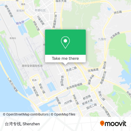 台湾专线 map