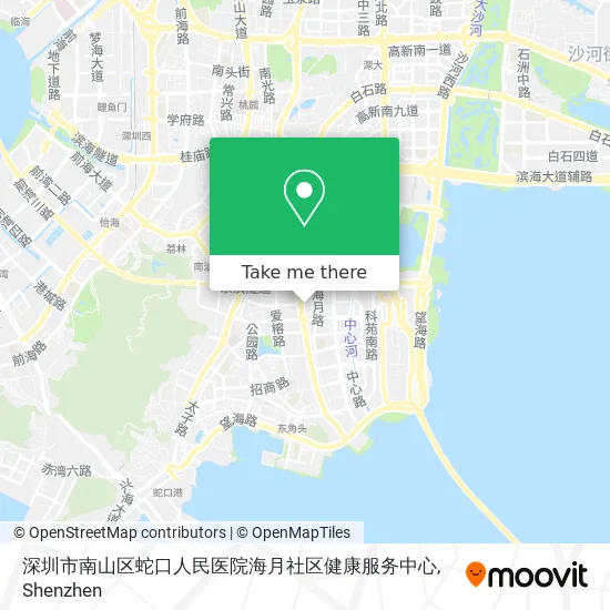 深圳市南山区蛇口人民医院海月社区健康服务中心 map