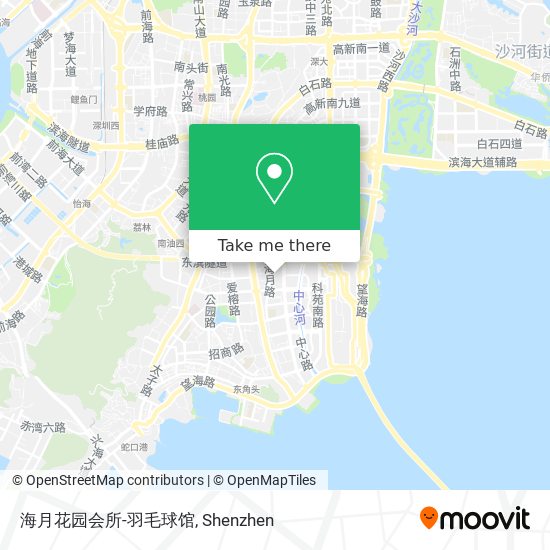 海月花园会所-羽毛球馆 map