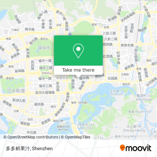 多多鲜果汁 map
