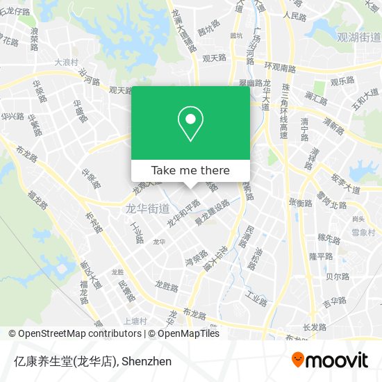 亿康养生堂(龙华店) map