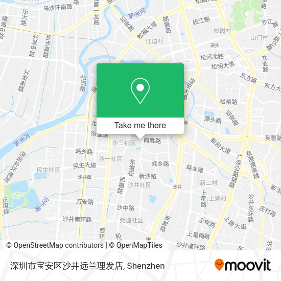 深圳市宝安区沙井远兰理发店 map