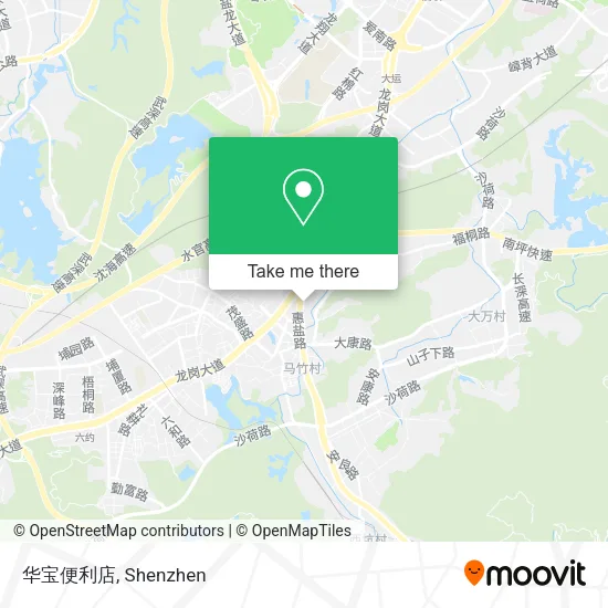 华宝便利店 map