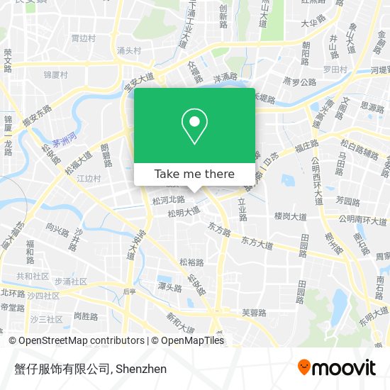 蟹仔服饰有限公司 map