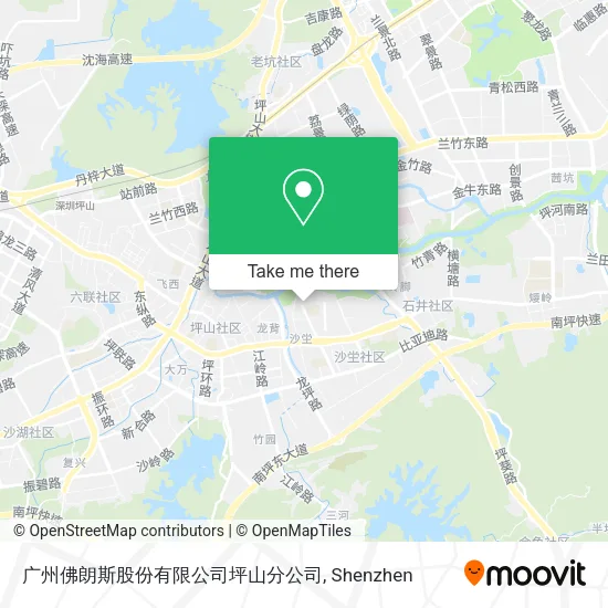 广州佛朗斯股份有限公司坪山分公司 map