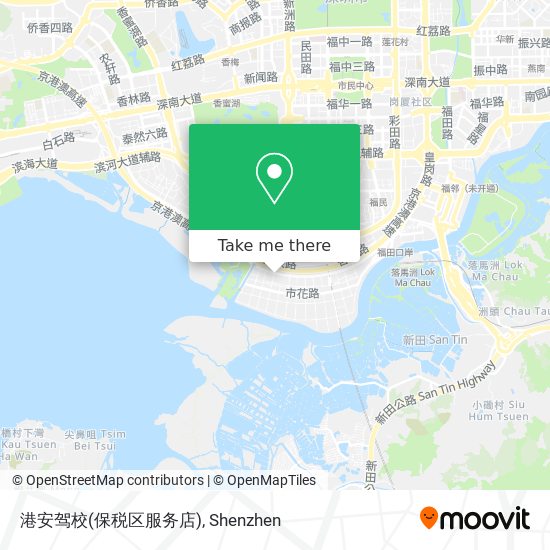 港安驾校(保税区服务店) map