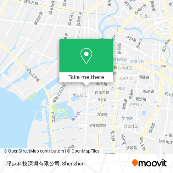 绿点科技深圳有限公司 map