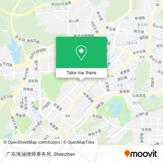 广东海涵律师事务所 map