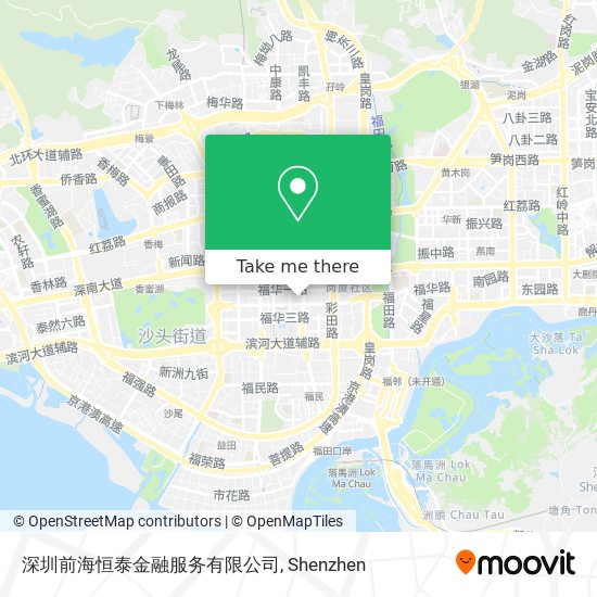 深圳前海恒泰金融服务有限公司 map