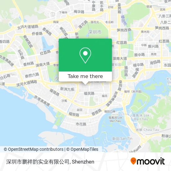 深圳市鹏祥韵实业有限公司 map