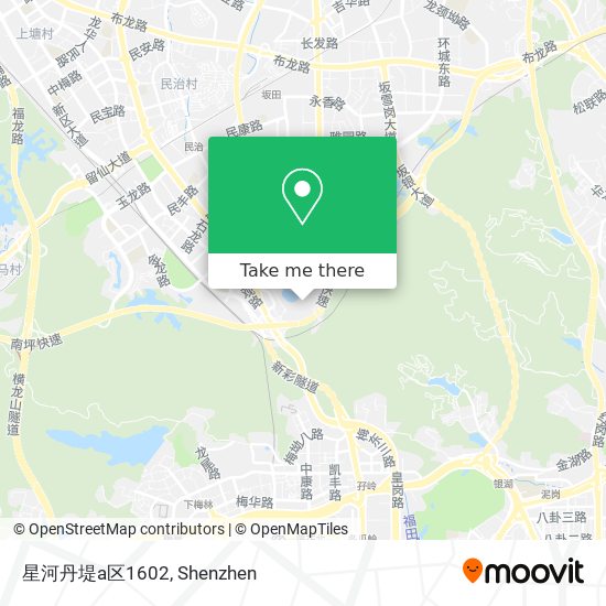 星河丹堤a区1602 map
