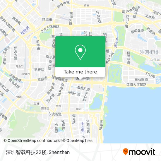 深圳智载科技22楼 map