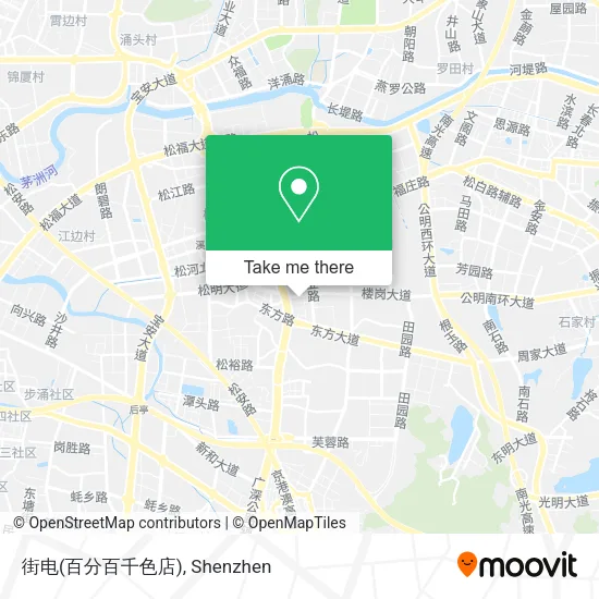 街电(百分百千色店) map