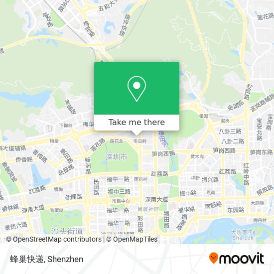 蜂巢快递 map
