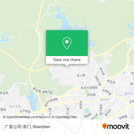 广新公司-东门 map