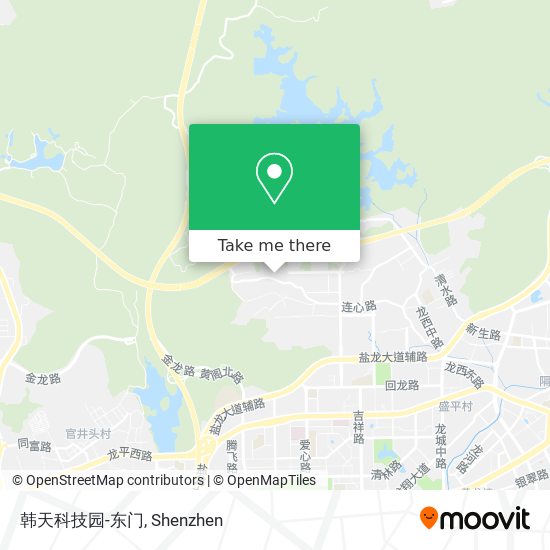 韩天科技园-东门 map