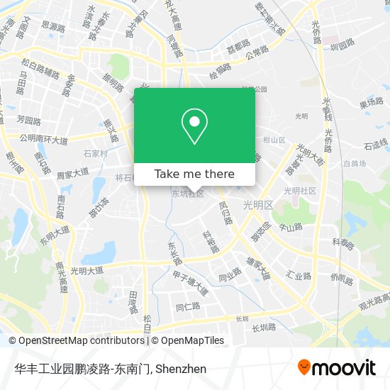 华丰工业园鹏凌路-东南门 map